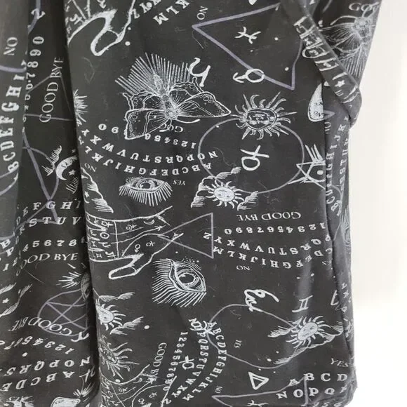 Spin Doctor Plus Size Gothic Ouija Sun Moon Eye Dark Magic Top - Picture 7 of 8